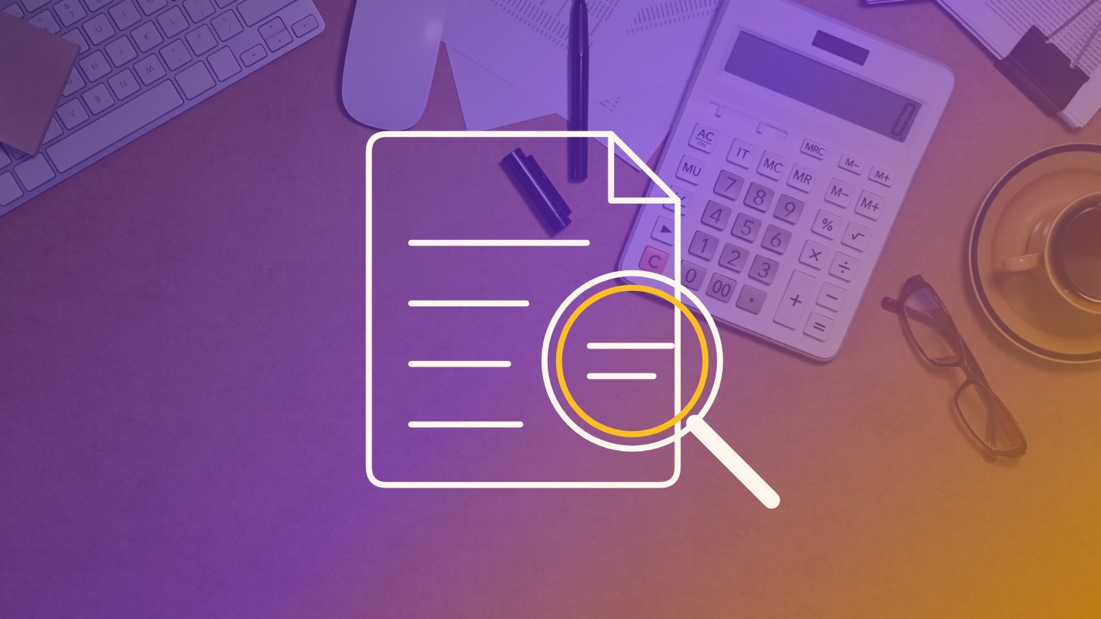 A document and magnifying glass over a desk with paperwork illustrate checking which MCA positions close and which remittances continue.